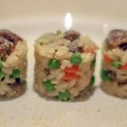 Risotto with chicken hearts IMG 09812
