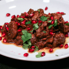 Lam op kriek met granaatappel IMG 97932