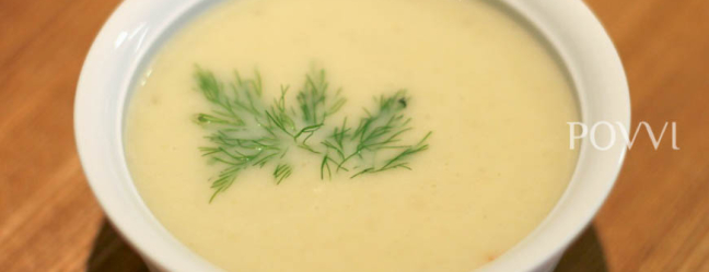 Venkelsoep met roze garnalen IMG 66211