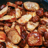 Varkenshaasje met kastanjes IMG 86931