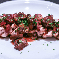 Pork fillet with hunter sauce IMG 26421