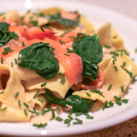 Corn papardelle with spinach IMG 6847 1