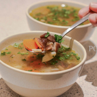 Honey mushroom soup IMG 45381