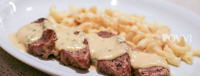Pork tenderloin with mustard sauce IMG 48991