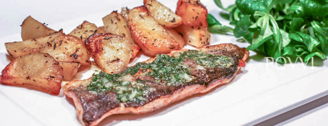 Forel met kruidenboter IMG 6601 1