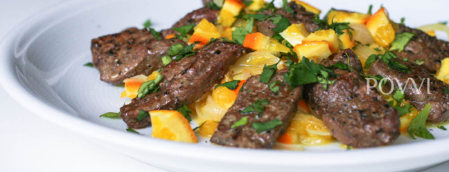 Ragout van lever met sinaasappel IMG 0090