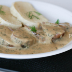 Pork tenderloin with dill sauce IMG 1310