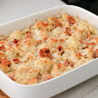 Gratin met bloemkool en ham IMG 2235