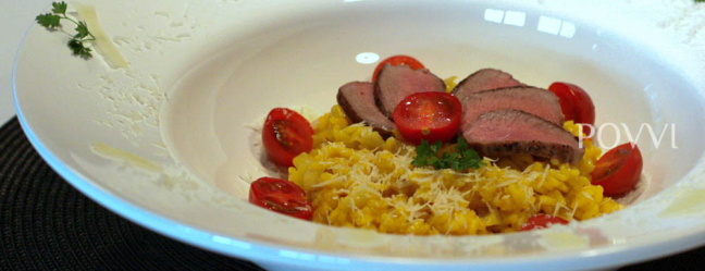Saffron risotto with lamb IMG 7665