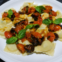 Ravioli met Zeebaars DSC02185