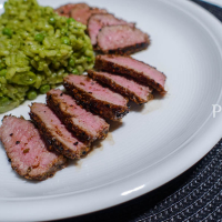 Zelené rizoto s marinovaným jahňacím DSC02694