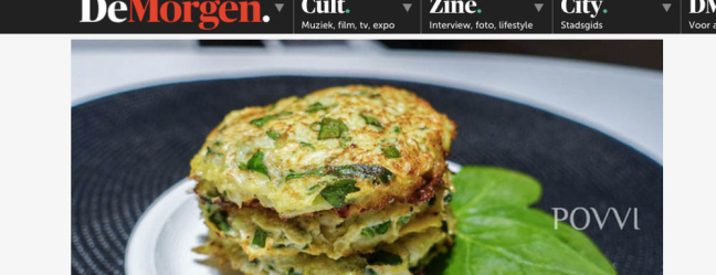 Povvi recepty v denníku De Morgen Povvi In De Krant