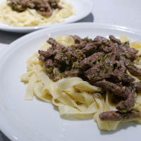 Tagliatelle s jahňacím sauté DSC04728