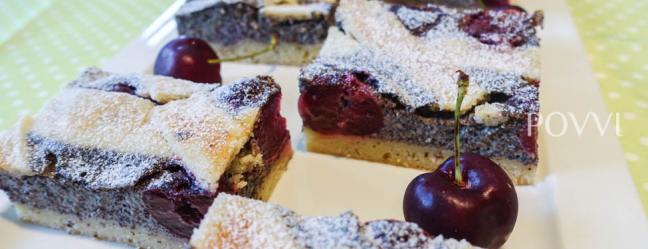 Poppy seed cake with cherries DSC05120