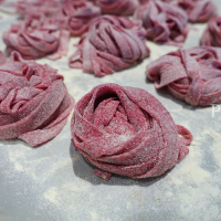 Beetroot tagliatelle DSC05979