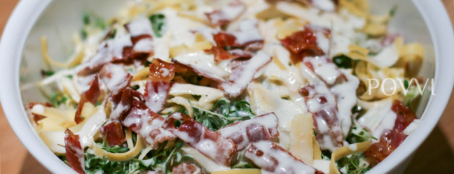 Chicory salad with bacon & cheese IMG 4175