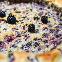 Souffle with blackberries DSC06119