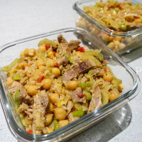 Kwartelsalade met kikkererwten DSC08074