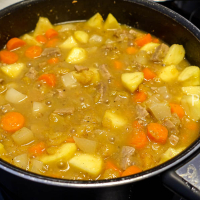 Pork ragout with apples DSC08346