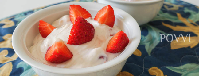 Vanilla Suisse with strawberries DSC08717 1