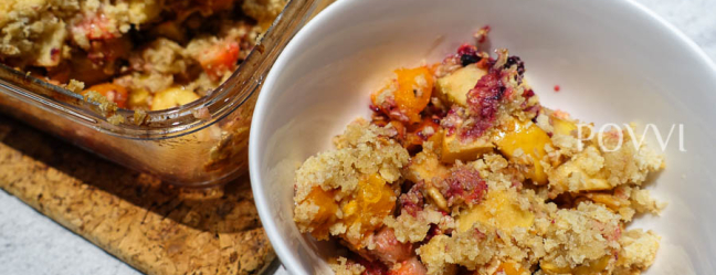 Crumble zo zabudnutého ovocia DSC08790