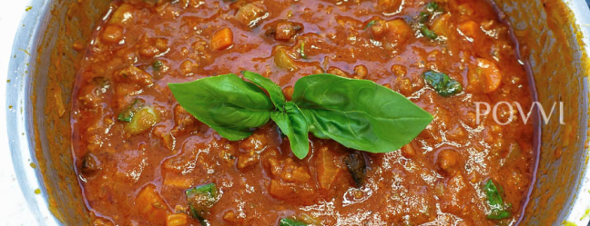 Sauce Bolognaise avec de l’agneau DSC08868