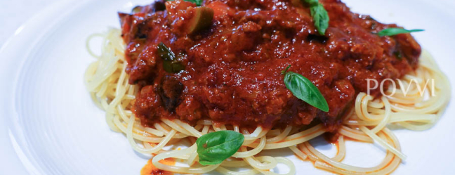 Spaghetti Bolognaise avec de l’agneau DSC08875