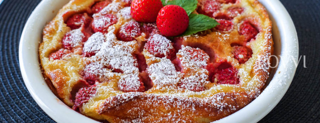 Jahodové Clafoutis DSC09323