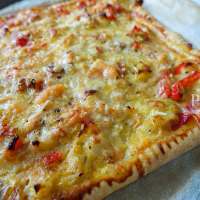 Smoked salmon en leek pie DSC01196