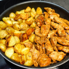 Knoflook boter kippenreepjes DSC02790