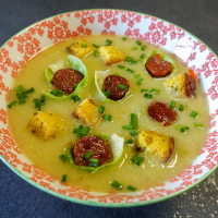 Brussels Sprouts-lentil soup DSC02980