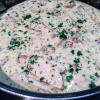 Močacie prsia v medovo – horčicovej, smotanovej omáčke IMG 8190