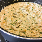 Cheddar cheeseburger pasta IMG 2713